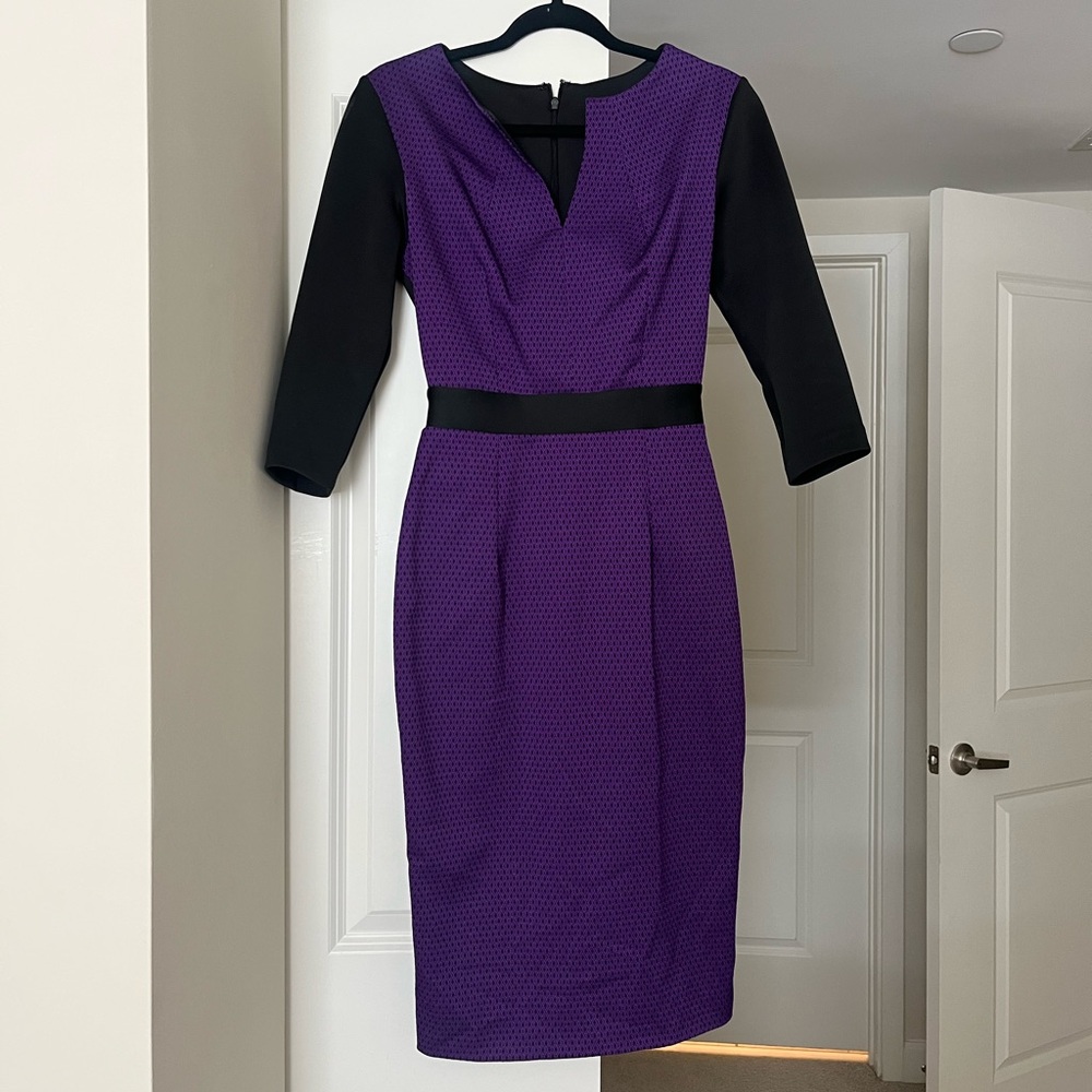 Diva Catwalk Purple and Black Dress